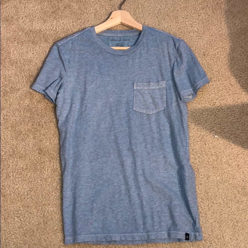 Short sleeve American eagle light blue